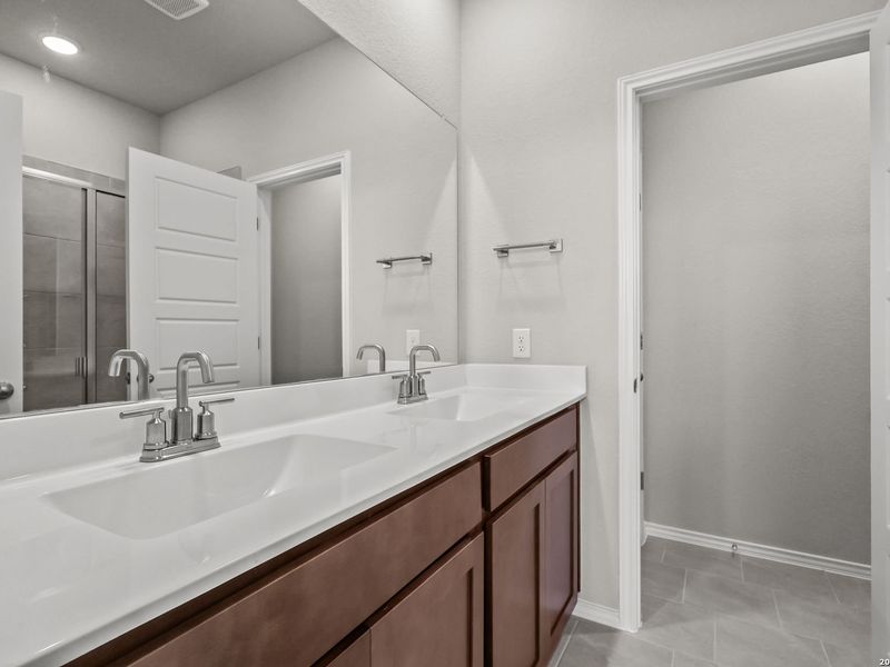 Furnished interior view inside a new home in Applewhite Meadows, San Antonio (Image 10). Furnished interior view inside a new home in Applewhite Meadows, San Antonio (Image 10).