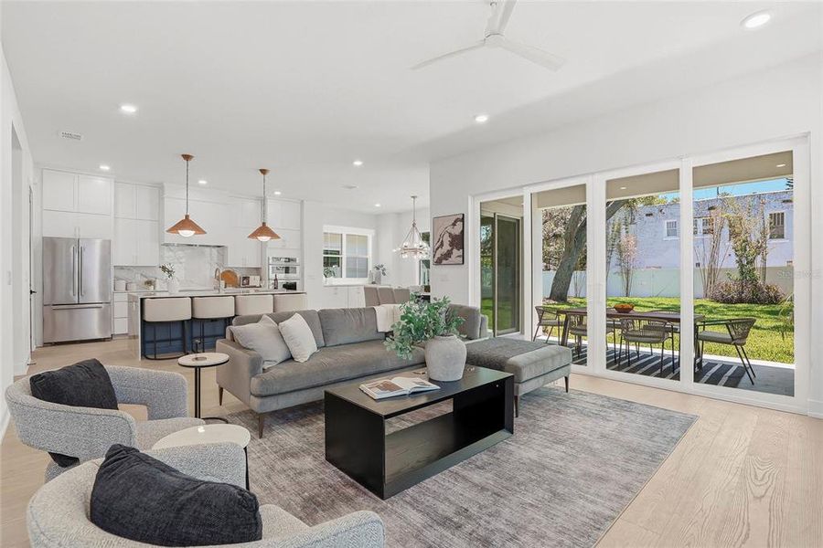 Furnished interior view inside a new home in , Tampa (Image 13).