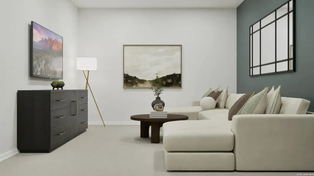 Furnished interior view inside a new home in Brookmill, San Antonio (Image 10).