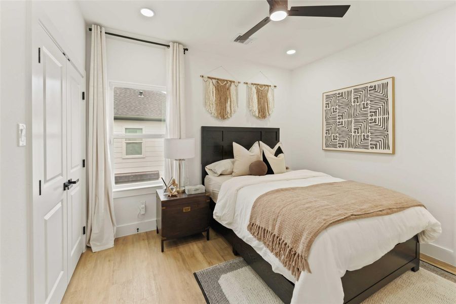Furnished interior view inside a new home in , Houston (Image 19).