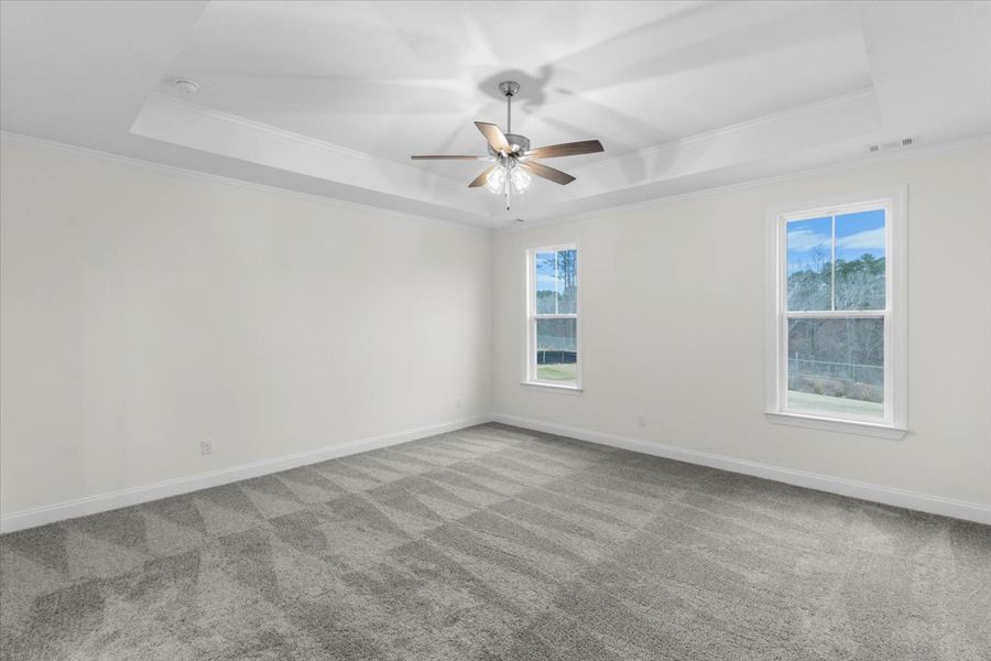 Primary Bedroom | 915 Lillian Park Drive, The Nottaway Plan by Ivey Homes