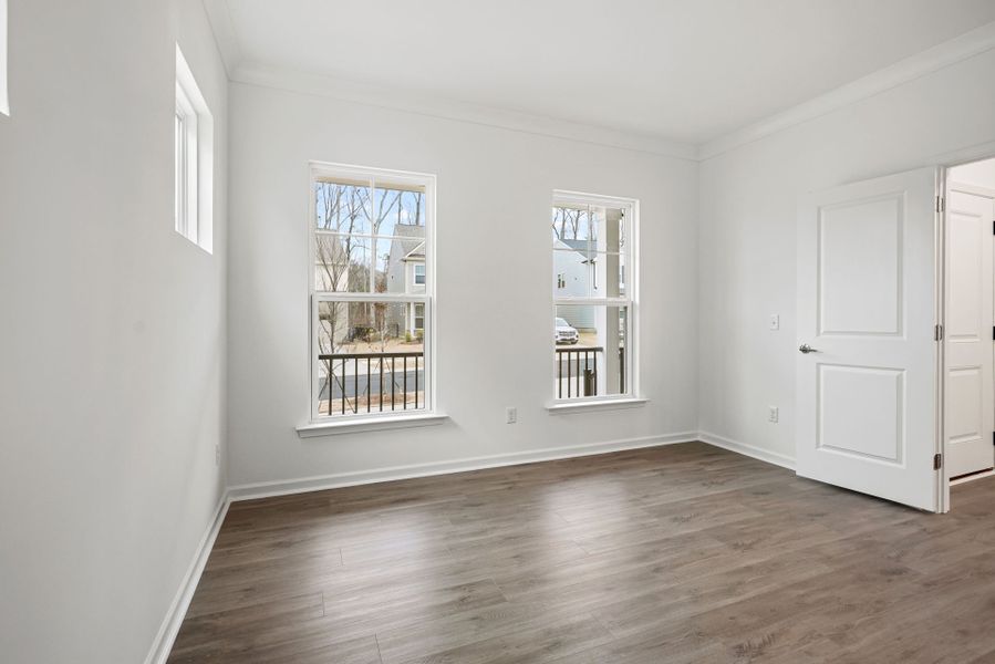 Spacious, unfurnished interior of a new home in Bryton, Huntersville (Image 48).