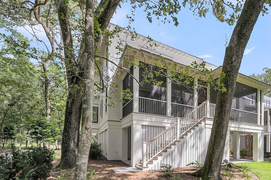 Front exterior of a new home in , Johns Island, SC, highlighting curb appeal (Image 21). Front exterior of a new home in , Johns Island, SC, highlighting curb appeal (Image 21).