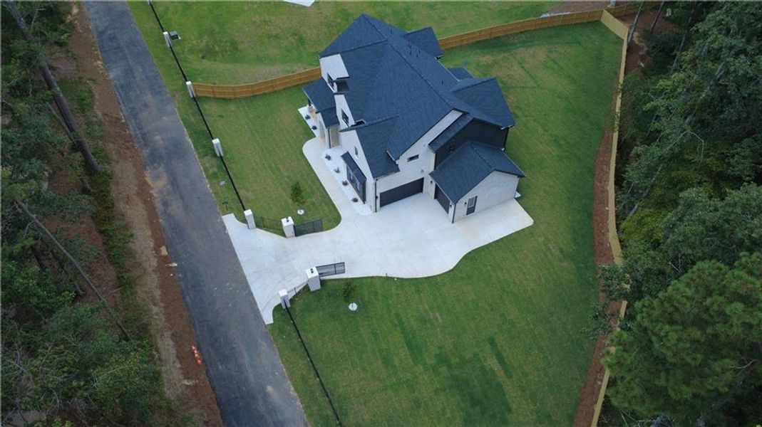 Front exterior of a new home in , Dacula, GA, highlighting curb appeal (Image 28).