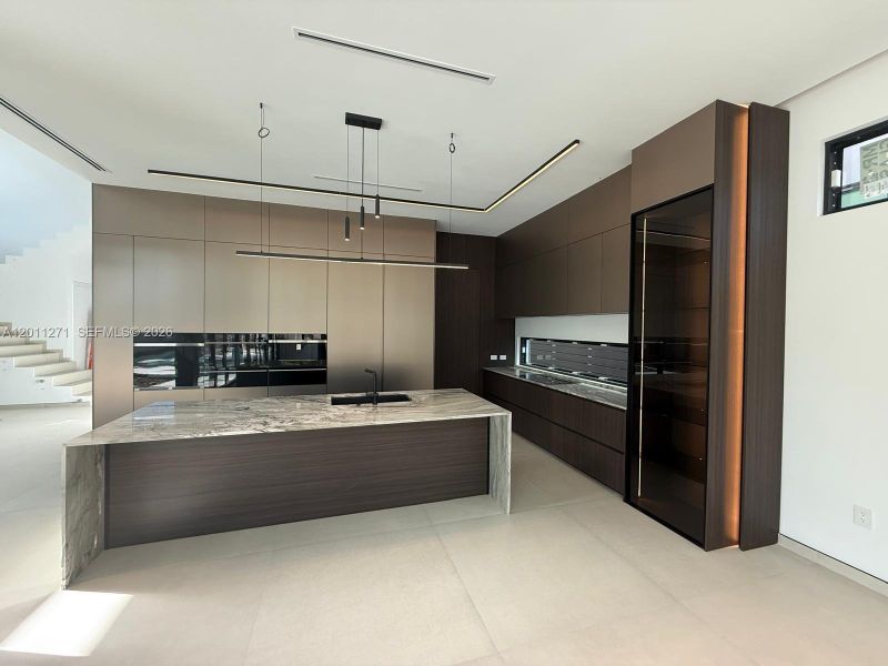 Furnished interior view inside a new home in , Miami (Image 18).