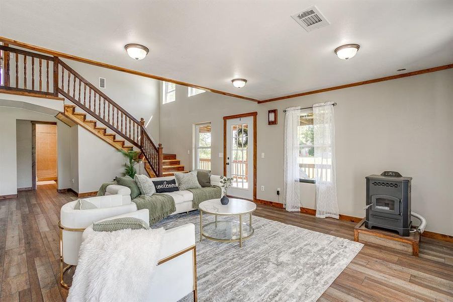 Furnished interior view inside a new home in , Itasca (Image 6). Furnished interior view inside a new home in , Itasca (Image 6).