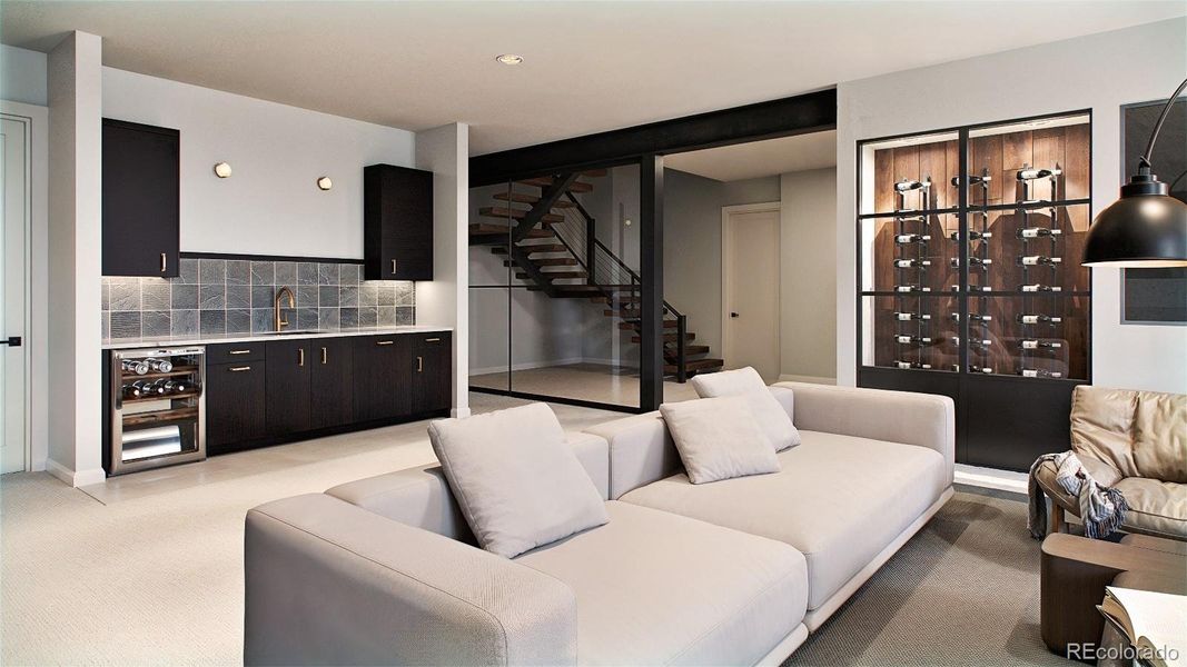 Furnished interior view inside a new home in , Golden (Image 15).