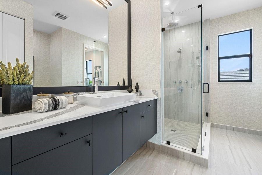 Furnished interior view inside a new home in , Palm Beach Gardens (Image 12).