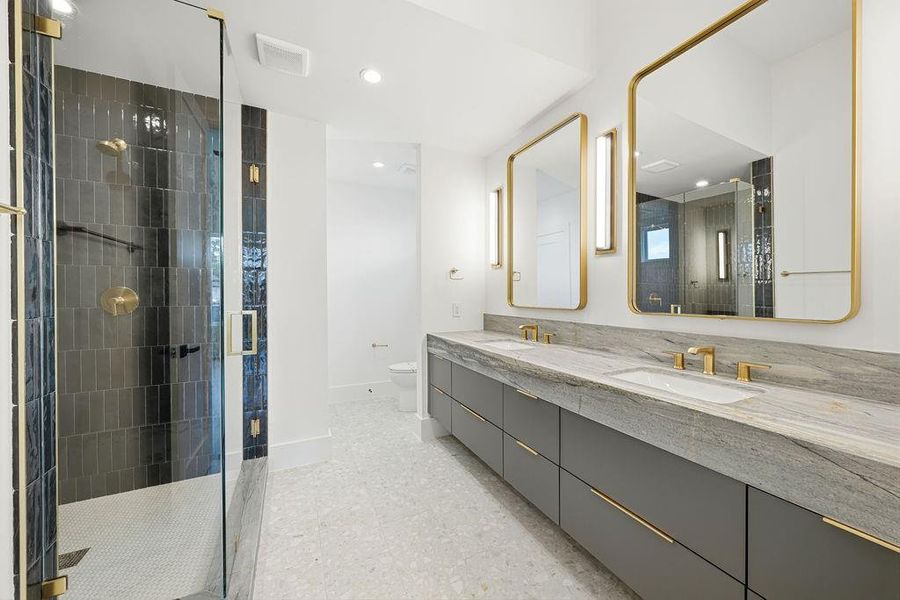 Furnished interior view inside a new home in , Houston (Image 13).