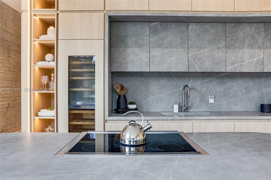 Close-up of interior finishes inside a home in , Miami Beach (Image 20).