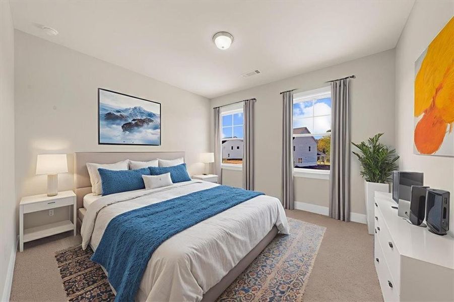Furnished interior view inside a new home in , Flowery Branch (Image 17).