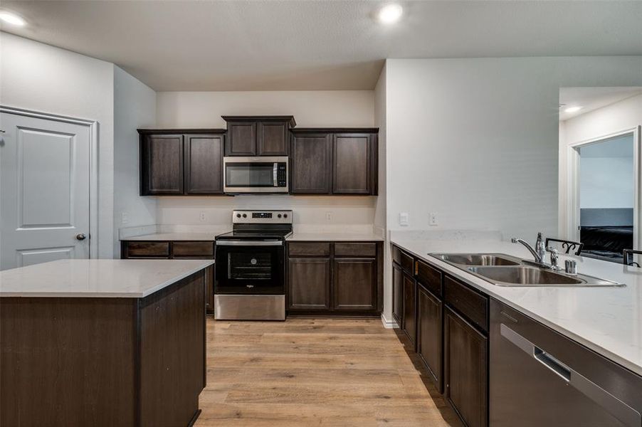 Furnished interior view inside a new home in , Pilot Point (Image 8). Furnished interior view inside a new home in , Pilot Point (Image 8).