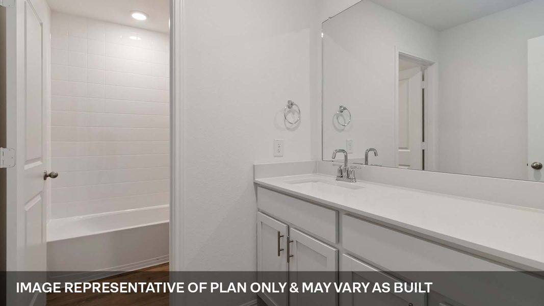 Furnished interior view inside a new home in Bar W Ranch, Leander (Image 5). Furnished interior view inside a new home in Bar W Ranch, Leander (Image 5).