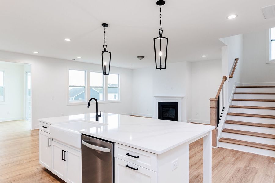Furnished interior view inside a new home in High Grove Oaks, Fuquay Varina (Image 7).