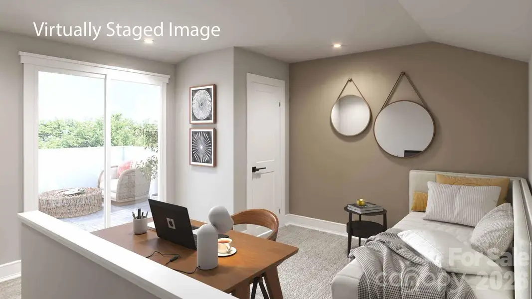 Furnished interior view inside a new home in Anderson Street Townhomes, Charlotte (Image 7).
