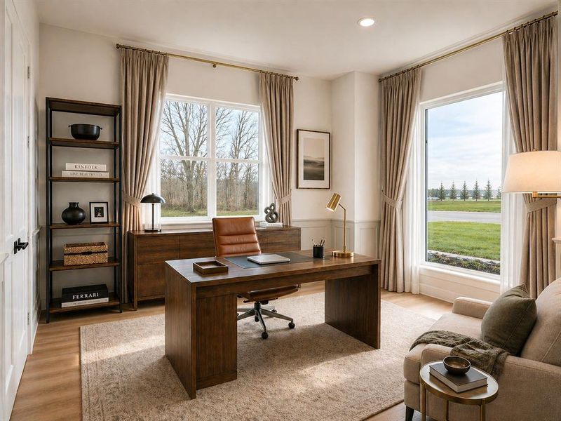 Furnished interior view inside a new home in , Dallas (Image 7).