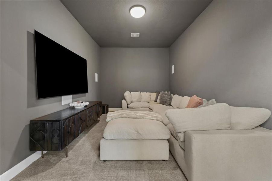 Furnished interior view inside a new home in Star Trail, Prosper (Image 34).