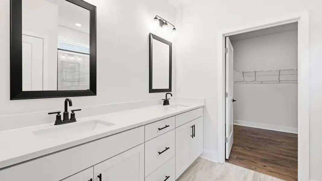 Furnished interior view inside a new home in Spring Ridge Reserve, Anderson (Image 12).