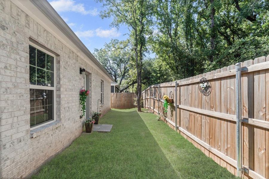 Exterior details and patio area of a home in , Granbury (Image 29). Exterior details and patio area of a home in , Granbury (Image 29).