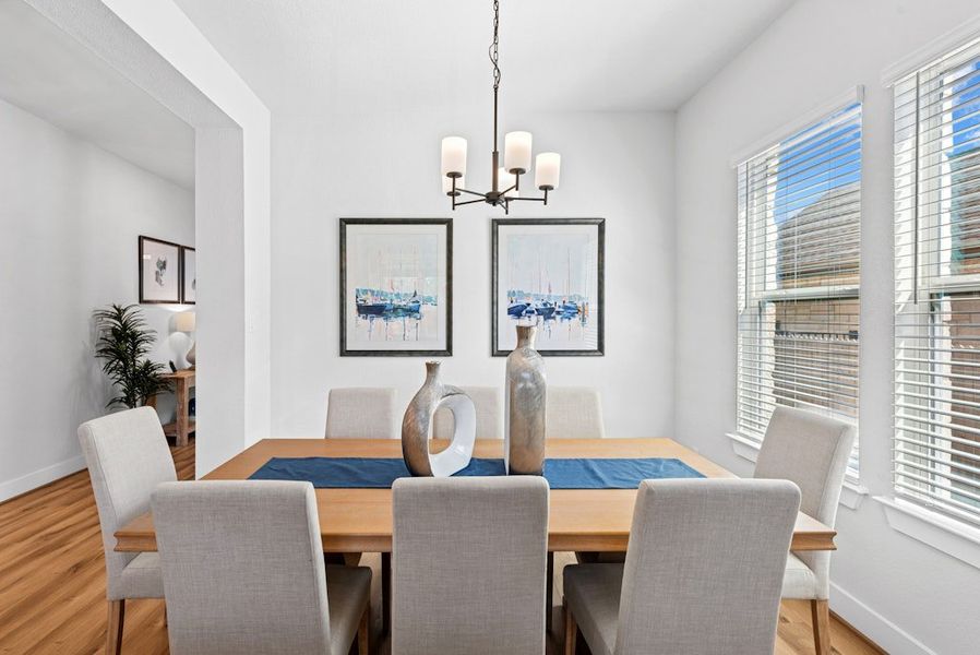 Furnished interior view inside a new home in Santa Rita Ranch, Georgetown (Image 8).