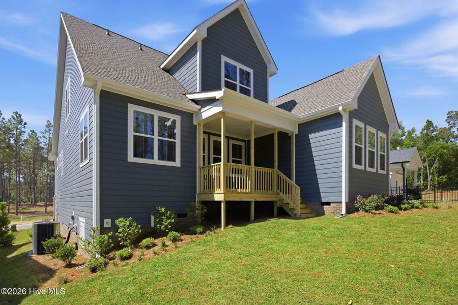 Exterior details and patio area of a home in Legacy Lakes, Aberdeen (Image 21).
