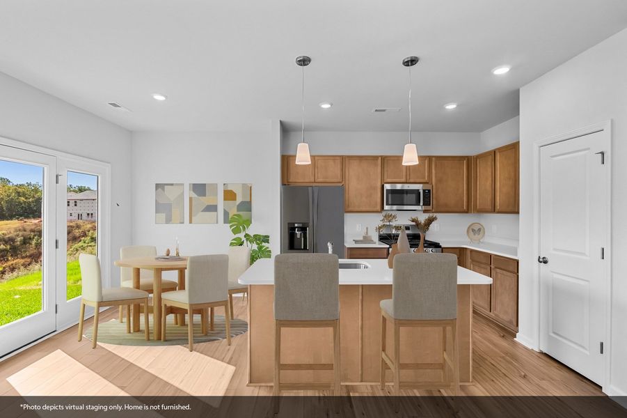 Furnished interior view inside a new home in Bell West, Kernersville (Image 5).