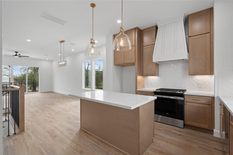 Furnished interior view inside a new home in , Houston (Image 12).