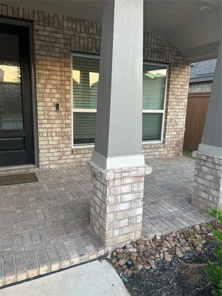 This front porch will be a great place to put a swing and enjoy the Sunset after a hard day at work. This front porch will be a great place to put a swing and enjoy the Sunset after a hard day at work.