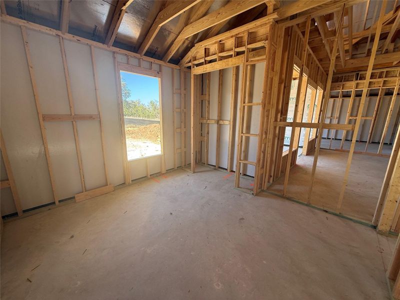 In-progress construction of a new home in Provence, Austin, TX (Image 30).