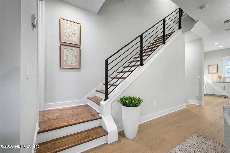 Furnished interior view inside a new home in , Jacksonville (Image 12).