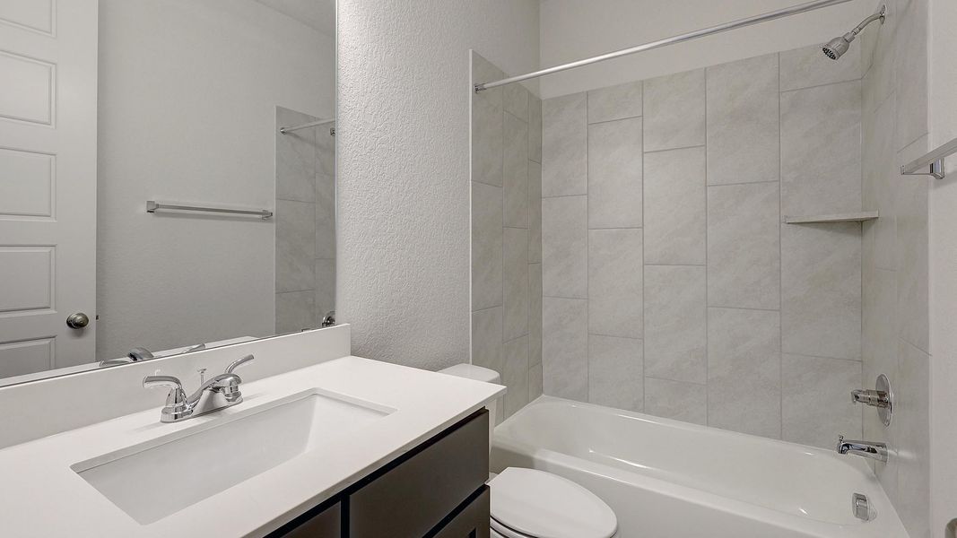 Furnished interior view inside a new home in Arcadia Ridge, San Antonio (Image 6).