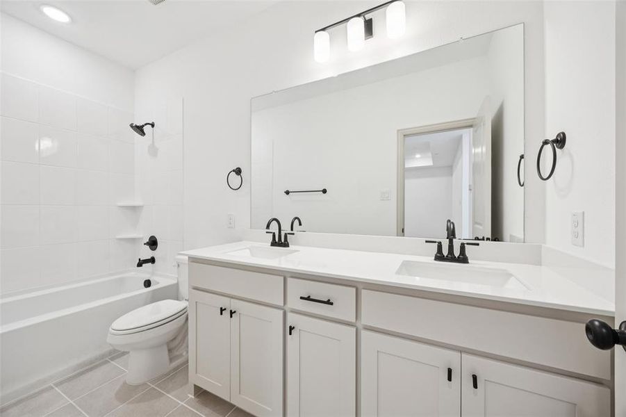 Friends and family will appreciate having their own space in this thoughtfully designed guest bath. Friends and family will appreciate having their own space in this thoughtfully designed guest bath.