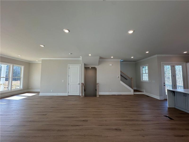 Spacious, unfurnished interior of a new home in Waterside Single Family, Peachtree Corners (Image 19).