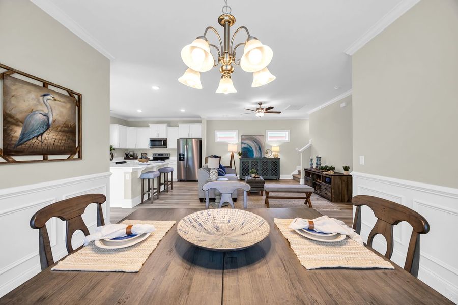 Representative furnished interior of a home built from the Glenwood by Stanley Martin Homes in Bickley Station, Irmo (Image 10). Representative furnished interior of a home built from the Glenwood by Stanley Martin Homes in Bickley Station, Irmo (Image 10).