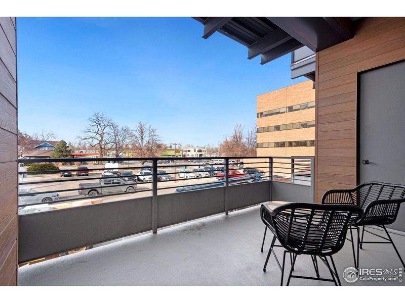 Exterior details and patio area of a home in , Loveland (Image 25).