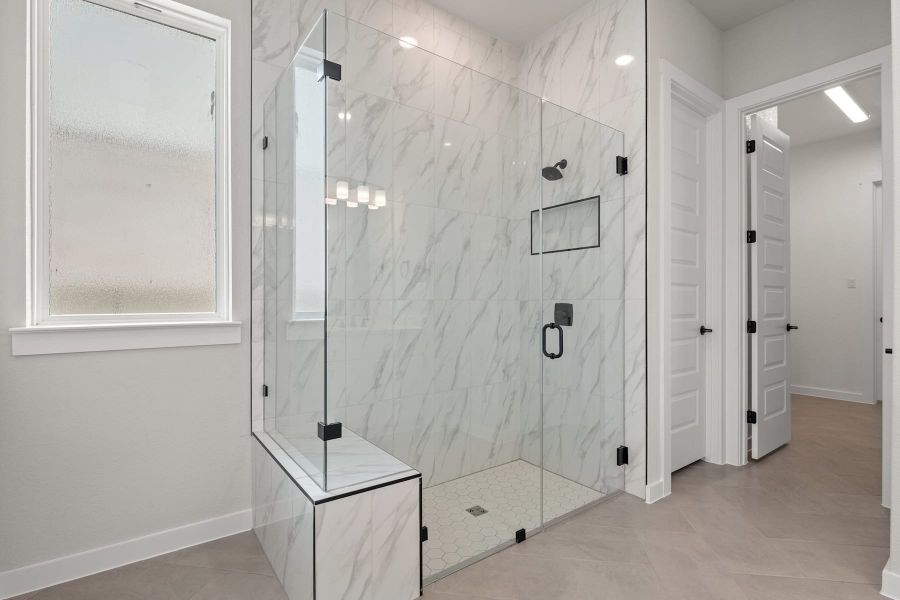 Furnished interior view inside a new home in Wolf Ranch, Georgetown (Image 16).