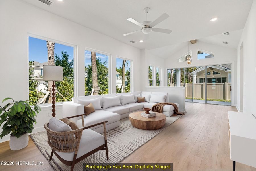 Furnished interior view inside a new home in Seabrook Village 40' Front Entry, Ponte Vedra (Image 9).