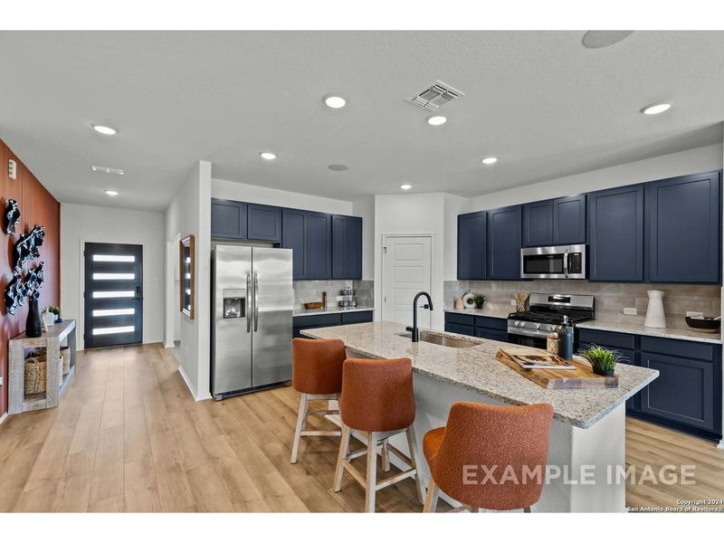 Furnished interior view inside a new home in Bricewood, San Antonio (Image 3).