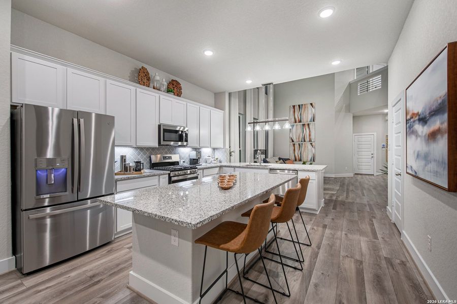 Furnished interior view inside a new home in Stillwater Ranch, San Antonio (Image 12).