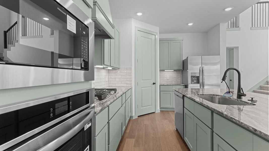 Furnished interior view inside a new home in Westland Ranch 50' Homesites, League City (Image 4).