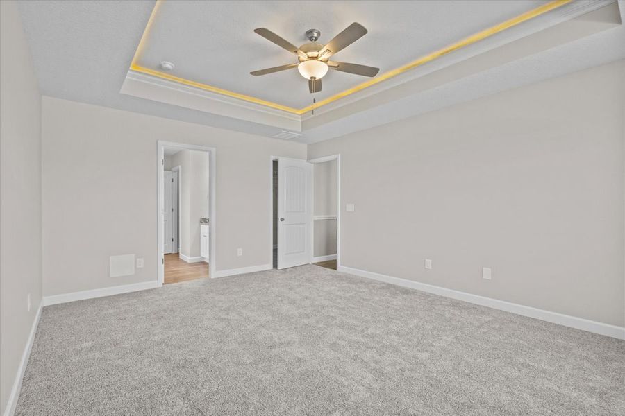 Representative unfurnished interior of a home built from the Brentwood by Enchanted Homes in Lonesome Dove, San Antonio (Image 25).