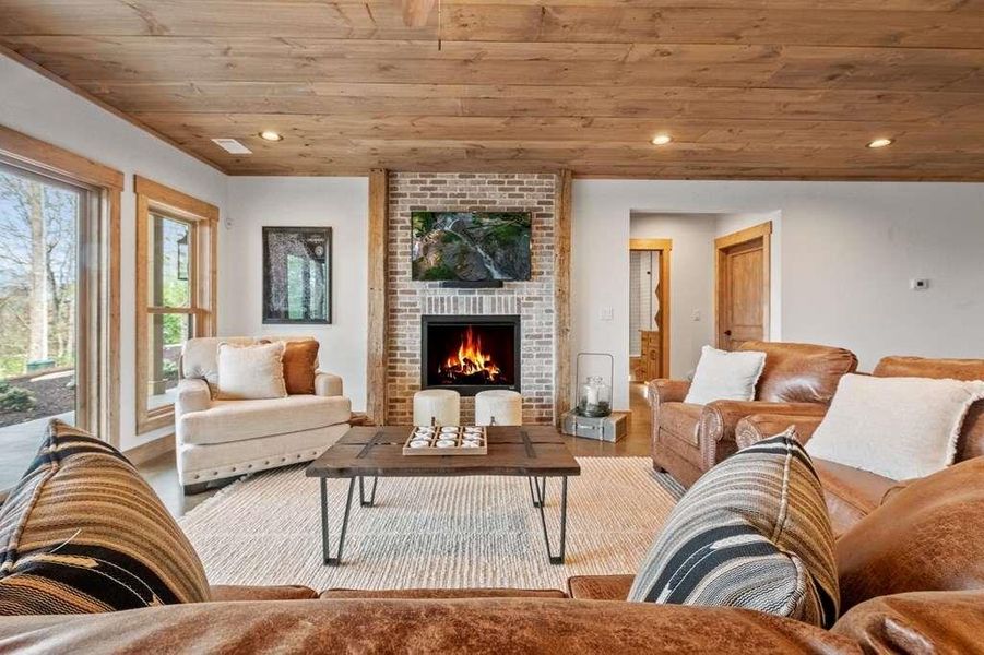 Furnished interior view inside a new home in , Blue Ridge (Image 24).