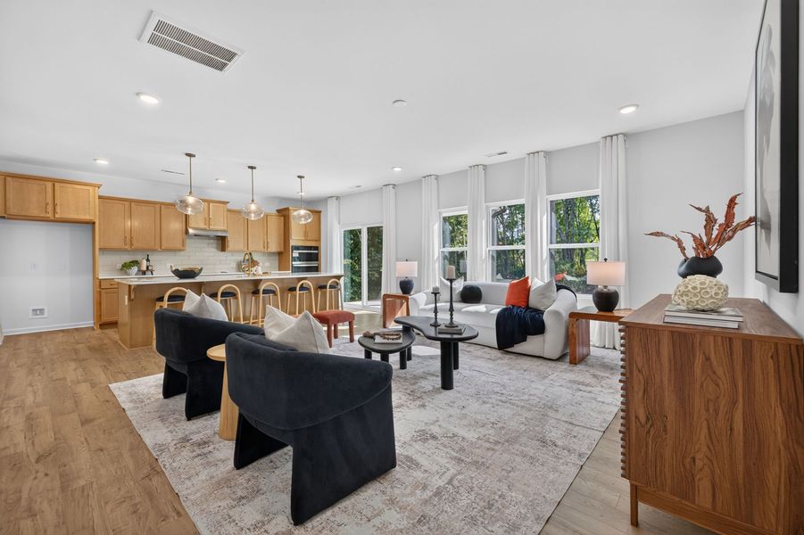 Furnished interior view inside a new home in Heritage Hall, Statesville (Image 11).