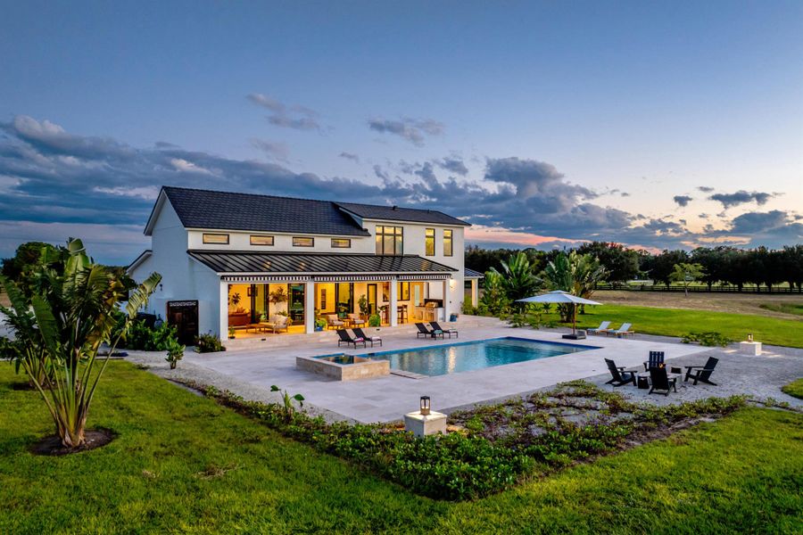 Furnished interior view inside a new home in , Okeechobee (Image 6).