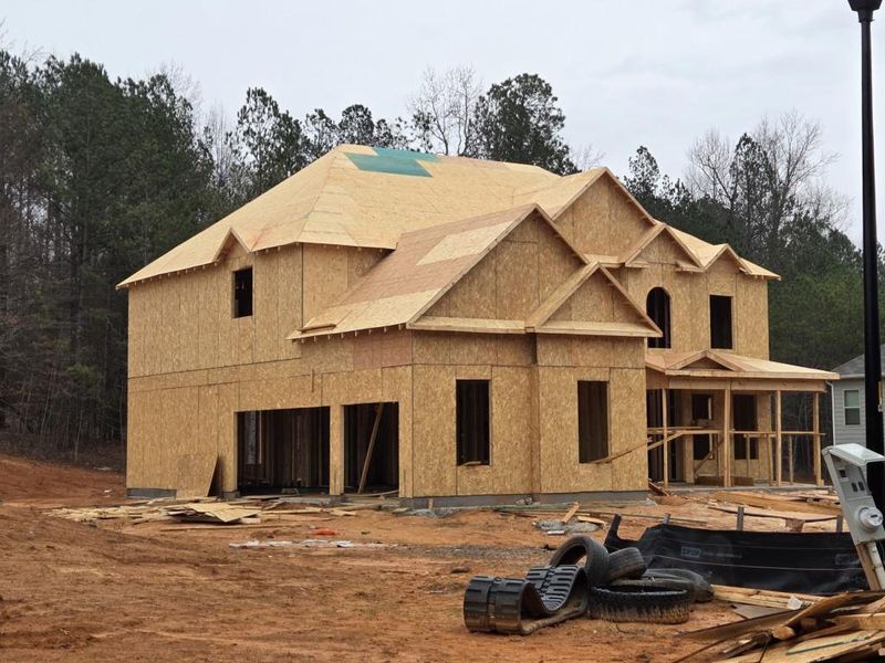 In-progress construction of a new home in Ruby Creek Estates, Atlanta, GA (Image 6). In-progress construction of a new home in Ruby Creek Estates, Atlanta, GA (Image 6).