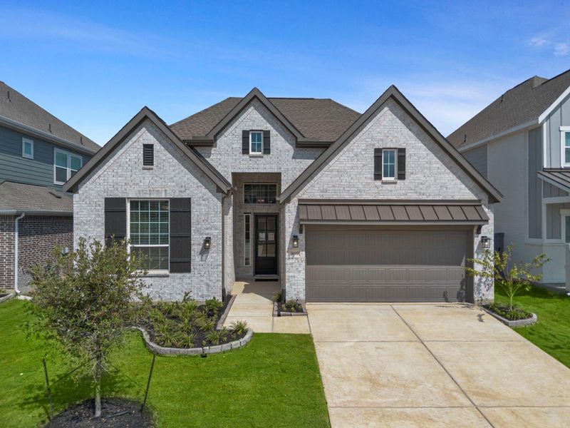 Front exterior of a new home in Jubilee, Hockley, TX, highlighting curb appeal (Image 2).