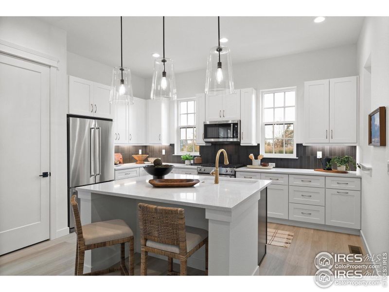 Furnished interior view inside a new home in Westerly, Erie (Image 3).