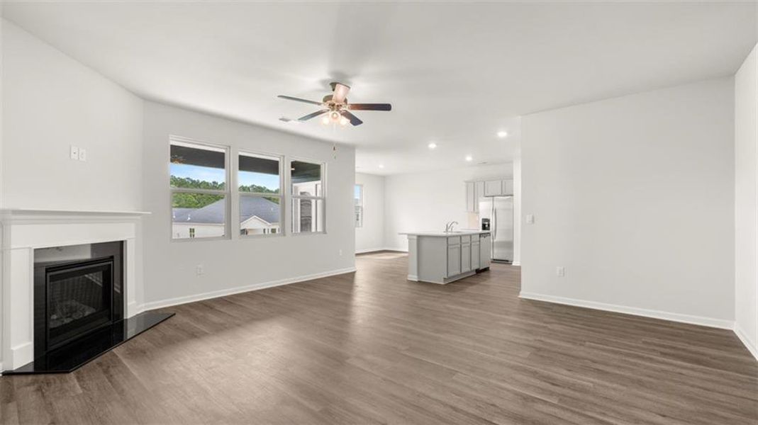 Spacious, unfurnished interior of a new home in Preserve at Dove Creek, Statham (Image 33).