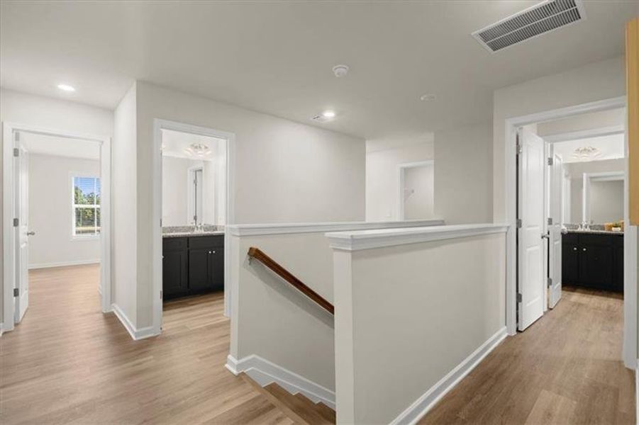 Furnished interior view inside a new home in , Dacula (Image 18).