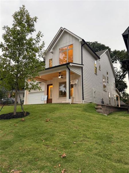 Exterior details and patio area of a home in , Atlanta (Image 3).